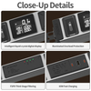 Silver 1U UK PDU with 6 BS 1363 Sockets, USB-C PD 65W Fast Charging, Digital Meter Display & Filtered Surge Protection