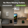 Premium Travel Power Strip with Aluminum Housing, USB-C Fast Charging & Circuit Breaker Protection