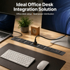 In-Desk Power Strip with 5 Outlets, 65W USB-C Fast Charging, Illuminated Circuit Breaker & ETL Safety Certification