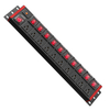 15A 2U Rack PDU Power Strip with 10 NEMA 5-15R Outlets, Master Switch, Overload Protection & ETL Listed