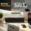 15A 1+1U Smart Rack PDU with 7 NEMA 5-15R & 2 C13 Outlets, USB-C 65W Charging, Digital Meter Display and ETL Listed