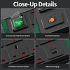 Green Power Series 2U UK PDU with 7 BS 1363 Sockets, USB-C PD 20W Fast Charging, Green Double-Pole Switch & Overload Protection